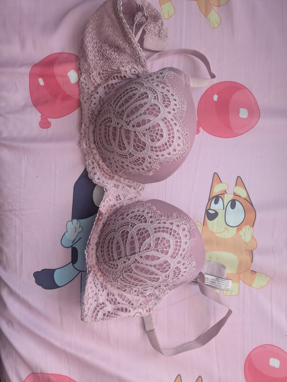 Victoria's Secret Lace Push-Up Bra - Dusty Mauve